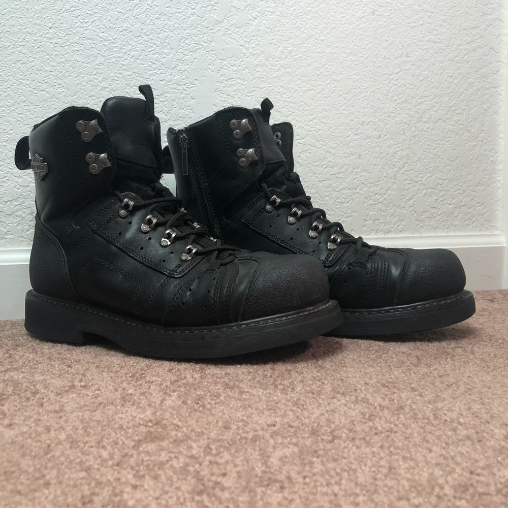 🌟 Harley-Davidson 🌟 Leather Riding Boots